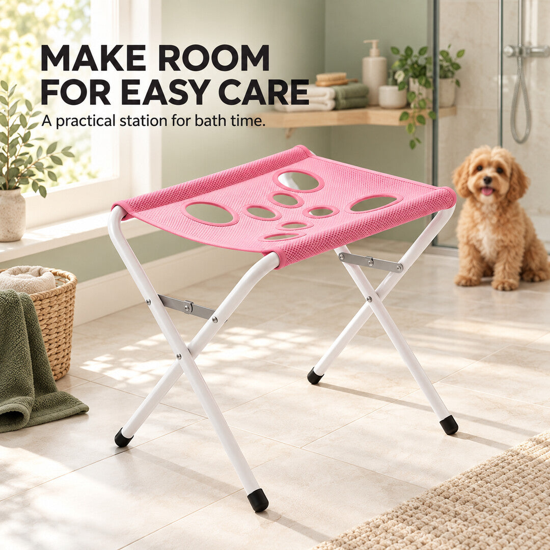 Pet Bathing Hammock Stand
