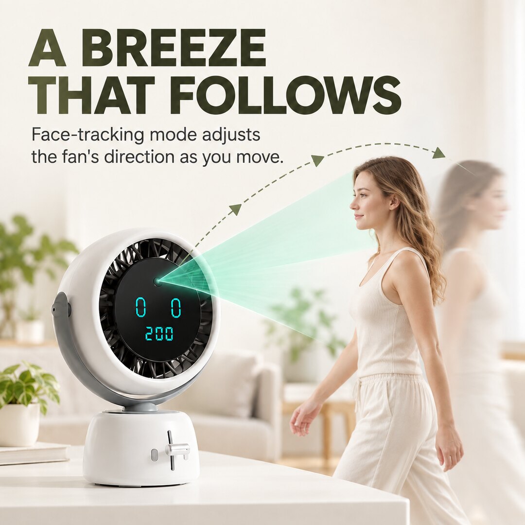 AI Face-Tracking Fan