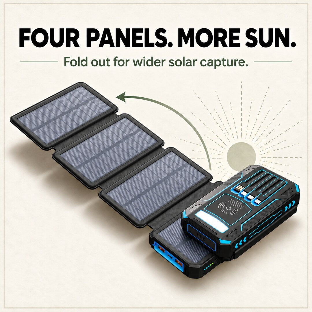 Foldable Solar Power Bank