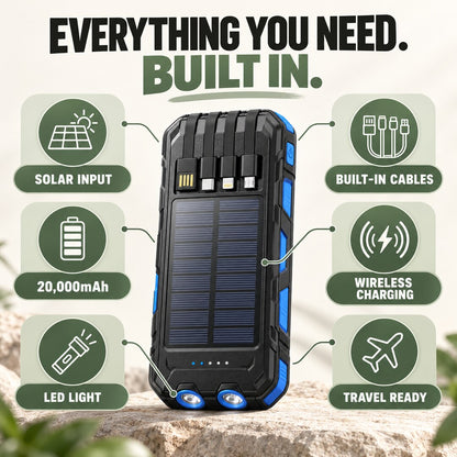 Foldable Solar Power Bank