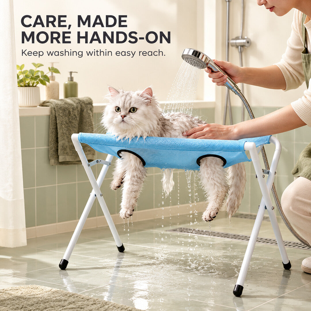 Pet Bathing Hammock Stand