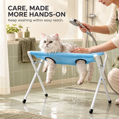 Pet Bathing Hammock Stand