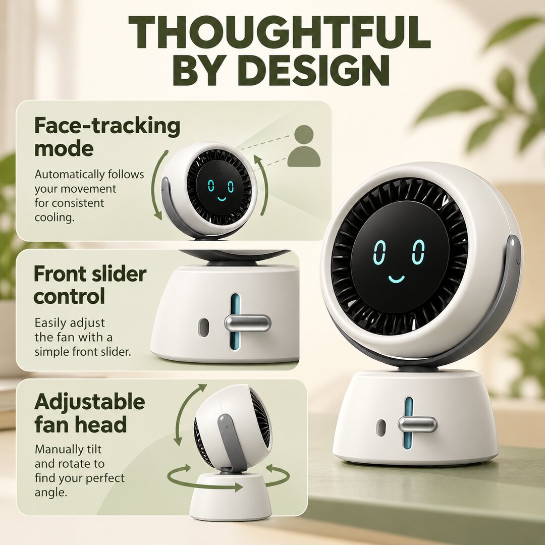 AI Face-Tracking Fan