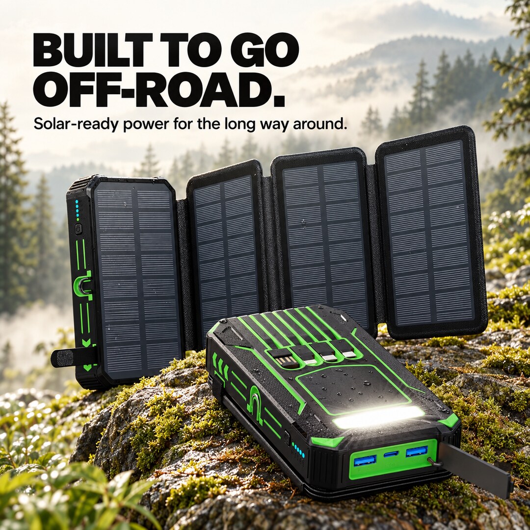 Foldable Solar Power Bank